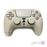 روکش دسته پلی استیشن 5 و دو عدد محافظ آنالوگ - Silicone Cover Dualsense PS5 White