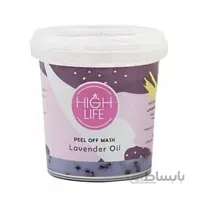 ماسک پودری روغن اسطوخودوس هیدروژلی هایلایف High Life Lavender Oil Peel Off Mask