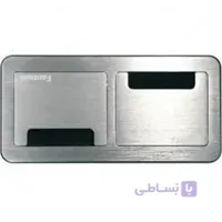 پریز برق توکار فانتونی مدل N361 نقره ای ا Desk connection panels