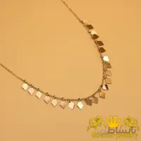 گردنبند لیزری لوزی