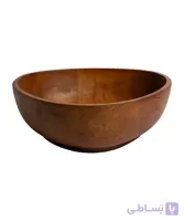 کاسه مثلثی سایز 31 چوبی طرح نیلا