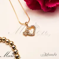 گردنبند قلب و پروانه مارون CN83