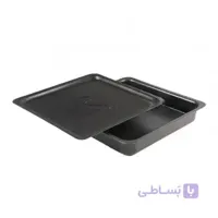 ظرف پیتزا با درب - مربعی