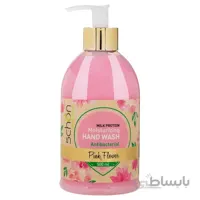 مایع دستشویی کرمی صورتی شون مدل Pink Flower حجم 500 میل ا Schon Hand Wash Antibacterial Pink Flower 500ml