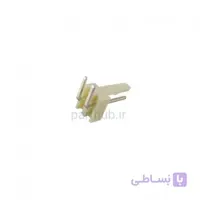 مخابراتی (2510) نر 2 پین 2.54mm نود درجه (RA)