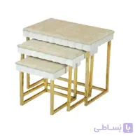 میز عسلی کد ۴۶۰ مجموعه سه عددی