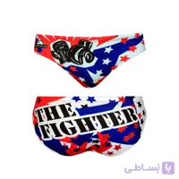 مایو واترپولو مردانه توربو The Fighter Red-Navy ا Turbo men Water polo The Fighter Red-Navy