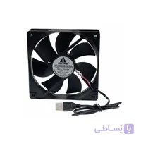 فن 5 ولت 50*50 ضخامت 10 میلیمتر براشلس دارای کابل USB ا 5 volt fan 50 * 50 thickness 10 mm brushless with USB cable
