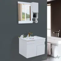 ست کابینت و روشویی مدل 4560 به همراه آینه باکس