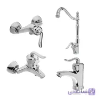 ست شیرآلات مدل قاصدک کروم