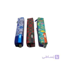 جامدادی تک زیپ مربع کوچک 0284 کلیپس