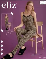 ست تاپ و شلوار خانگی زنانه 8-101 ترک | الیز | Eliz