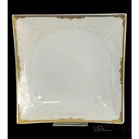 گود 21 ( خورشت خوری ) چینی تقدیس قالب شارلوت گل آرایی آرمیتاژ طلا