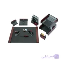 ست رومیزی 13 تیکه چوب توری با کازیه