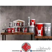 سرویس جهیزیه 23 پارچه طرح گوزن سون اسکای