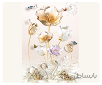پوستر گل سه بعدی 037