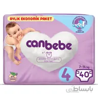 پوشک کن ب ب سایز 4 بسته 30 عددی canbebe