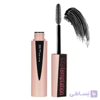 ریمل میبلین اصل مدل توتال تمپتیشن | حجم دهنده و بلند کننده ا Maybelline Total Temptation Volume Mascara - Very Black