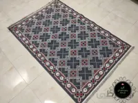 گلیم فرش متال طرح پنجره