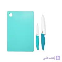 ست تخته برش و چاقو سرامیکی حرارت دیده شیائومی HUOHOU HU0020