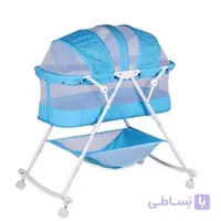 تخت کودک اسپرینگ مدل Sunny رنگ آبی