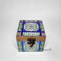 جعبه چوبی سنتی مربع ۹×۹ کدbm0۵