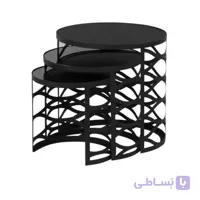 میز عسلی مدل ۴۶۲ مجموعه ۳ عددی