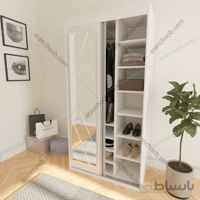 کمد درب ریلی مدل کیان