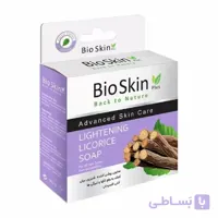 صابون ارگانیک روشن کننده بایو اسکین حاوی عصاره شیرین بیان ا صابون ارگانیک روشن کننده بایو اسکین حاوی عصاره شیرین بیان