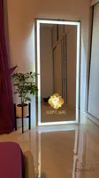 آينه قدي مدل سالوا مستطيل قاب دار٣سانتي ١٨٠*٨٠ سانتیمتر ریموت دار