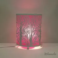 آباژور سفید طرح درخت
