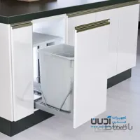 سطل زباله بزرگ ریل کف تاندم تک مخزنه (40 لیتری) – زانکو