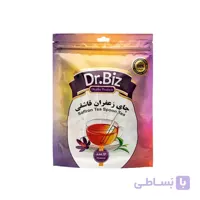 دمنوش چای سیاه زعفرانی قاشقی