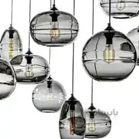 لوستر مدرن شیشه ای کد GL032