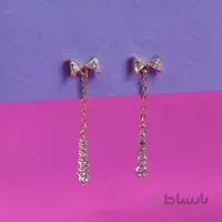 گوشواره آویز پاپیون