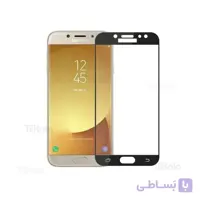محافظ فول تمام صفحه شیشه ای مدل 9D مناسب برای موبایل سامسونگ J5 Pro