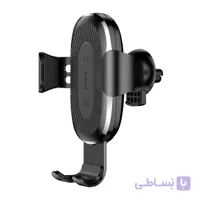 پایه نگهدارنده و شارژر بی سیم گوشی موبایل باسئوس مدل WXYL-01