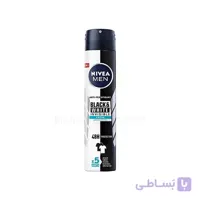 اسپری ضد تعریق مردانه NIVEA مدل BLACK &amp; WHITE INVISIBLE حجم ۱۵۰ میل