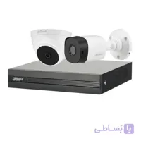پکیج کامل 2 دوربین مدار بسته داهوا 2 مگاپیکسل HDCVI