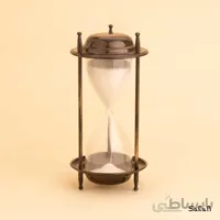 ساعت شنی برنجی قهوه ای