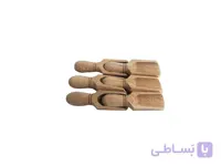 قاشق ادویه چوبی کد 116 بسته شش عددی