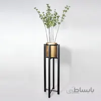 استند گل فلزی پایه دار