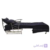 مبل تختخواب شو یک نفره مدل پانیز دسته چوبی