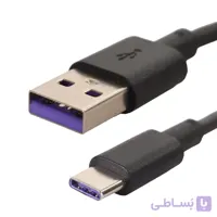 کابل پاوربانک N2 PTC-105 TypeC طول ۳۰ سانتیمتر فست شارژ