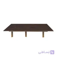 کفی تخت خواب یک نفره مدل پایه دار ملامینه