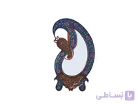 آینه مس و پرداز مدل بته جقه