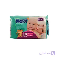 پوشک مرسی مدل Perfect سایز 5 بسته 30 عددی به همراه دستمال مرطوب