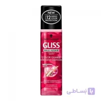اسپری ترمیم کننده مو 2 فاز گلیس مخصوص موهای رنگ شده مدل Gliss express repair conditioner