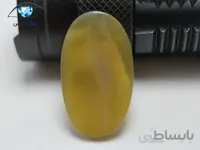 عقیق زرد عسلی طبیعی 2.8 گرم
