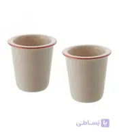 ماگ لعابی ایکیا مدل VÄRMER بسته 2 تایی